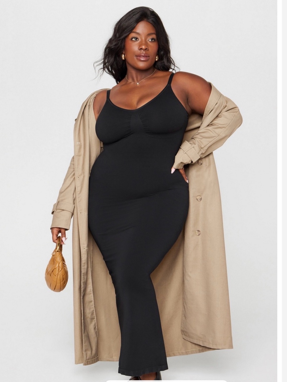 YITTY Black Maxi Slip Dress size2x new